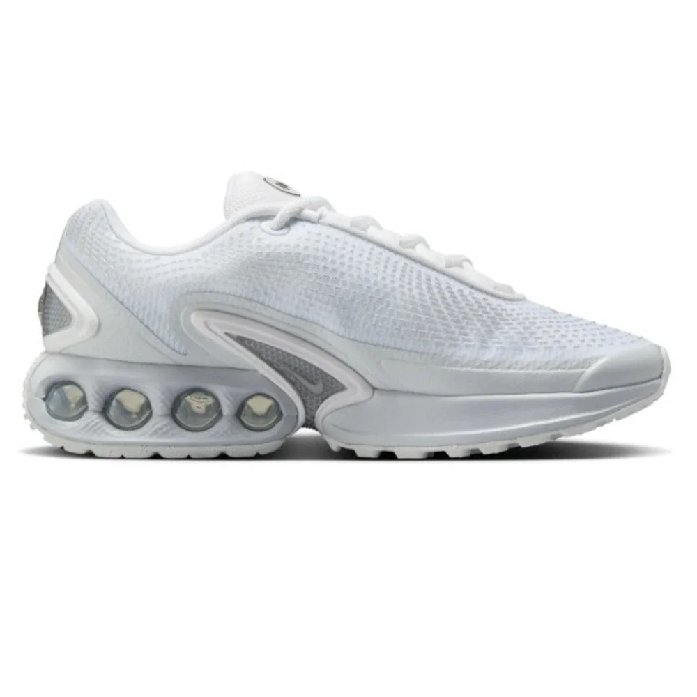 Nike Air Max Dn White Metallic Silver FJ3145-100 Womens Size 7.5 Sneakers